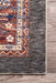 Rust Floral Area Rug 50x80 cm