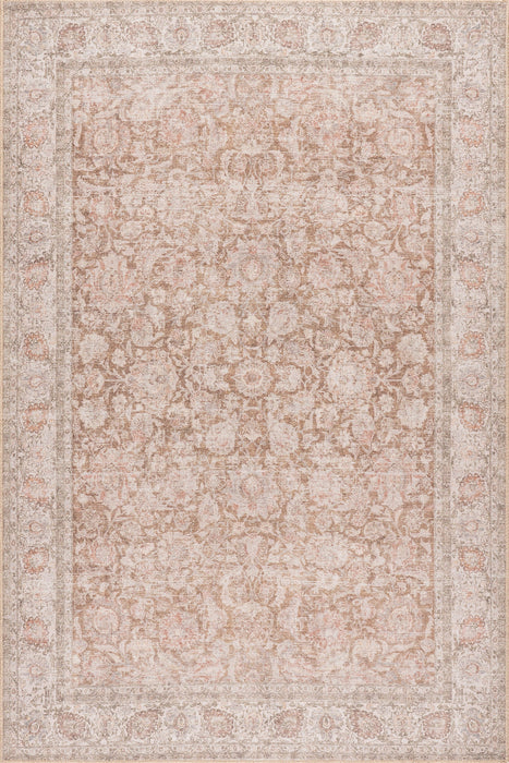 Tappeto in misto iuta color ruggine, 160x230 cm, in stile vintage