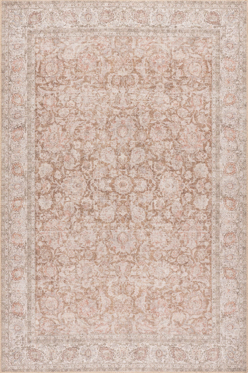 Tappeto in misto iuta color ruggine, 160x230 cm, in stile vintage