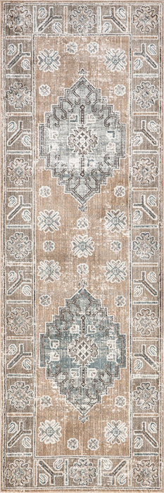 Rust Medallion Area Rug 160 x 230 cm