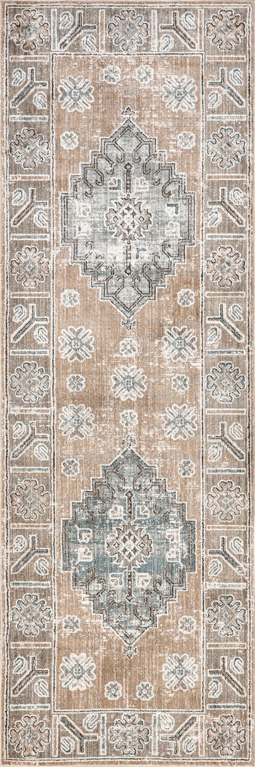 Rust Medallion Area Rug 160 x 230 cm