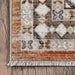 Rust Medallion Fringe Area -matto 160x230 cm