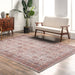 Rust Oriental Washable Area Rug 150x240 cm