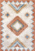 Rust Southwestern Design Area Rug 60cm x 90cm