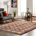 Rust Trellis Area Rug 60x90 cm