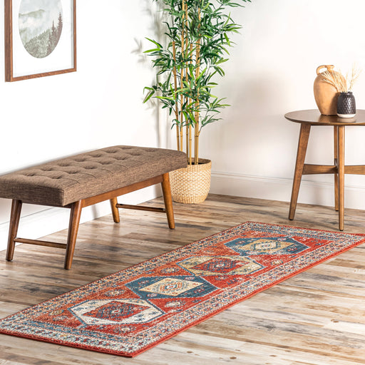 Rust Tribal Area Rug 150x240 cm