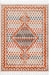Rust Tribal Speckle Tassel Area Rug 120x180 cm