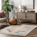 Rust Vintage Medallion Area Rug 150x240 cm