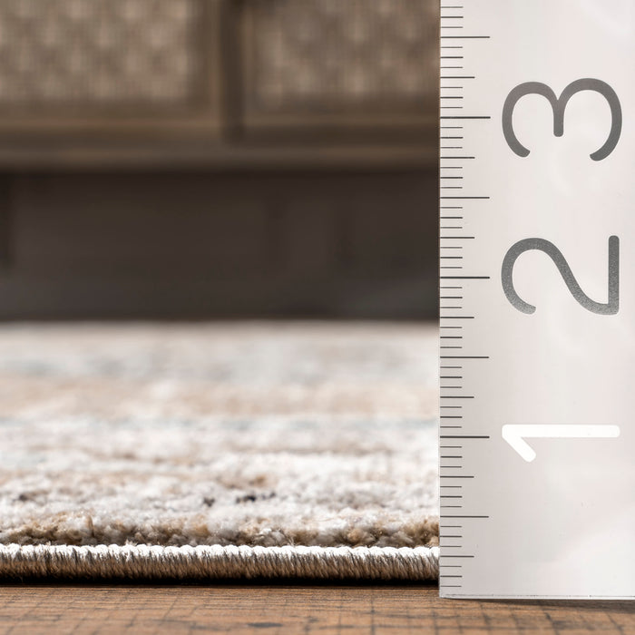 Rust Vintage Medallion Area Rug 150x240 cm