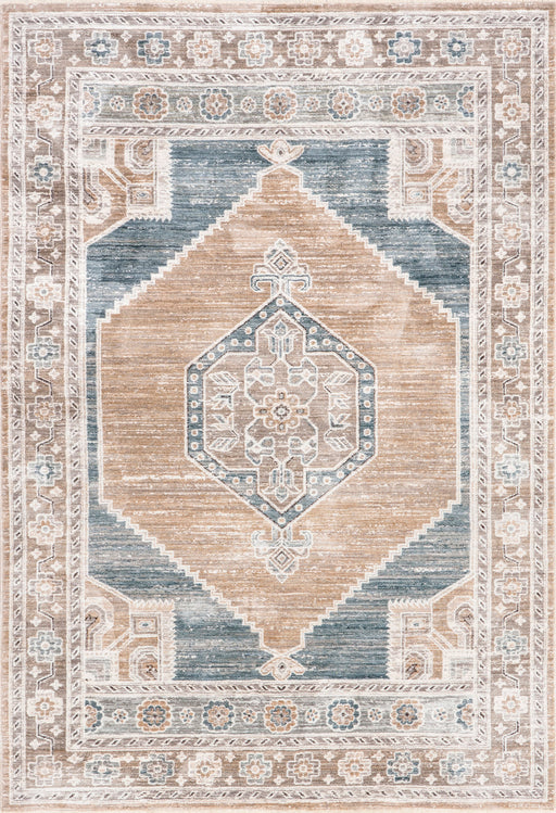 Rust Vintage Medallion Area Rug 150x240 cm