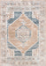 Rust Vintage Medallion Area Rug 150x240 cm
