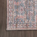Rust Washable Area Rug 150x240 cm for Busy Homes