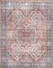 Rust Washable Area Rug 150x240 cm for Busy Homes