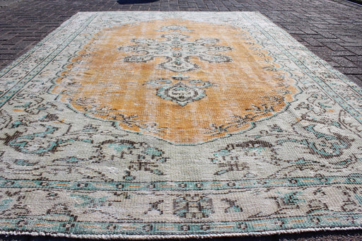 Tappeto anatolico vintage rustico arancione 173x257 cm