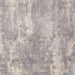 Texture rustiche RUS01 Runner avorio/argento a pelo piatto con texture alta e bassa, astratto moderno, invecchiato, luccicante