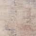 Texture rustiche RUS02 Tappeto moderno astratto invecchiato luccicante intagliato a pelo piatto con struttura alta e bassa beige/grigio