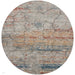 Rustic Textures RUS11 Modern Abstract Distressed Shimmer Carved Hi-Low Textured Flat-Pile Multicolour Rug