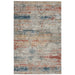 Rustic Textures RUS11 Modern Abstract Distressed Shimmer Carved Hi-Low Textured Flat-Pile Multicolour Rug