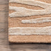 Safari Zebra Print Wool Rug in Tan 120x180 cm