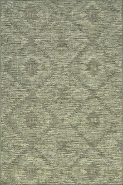 Sage Green Diamond Washable Area Rug 160x230 CM