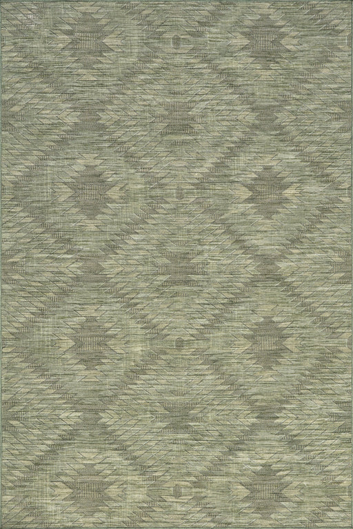 Sage Green Washable Area Rug With Non-Slip Backing