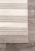 Sage Striped Wool Blend Area -matto 152 cm beige