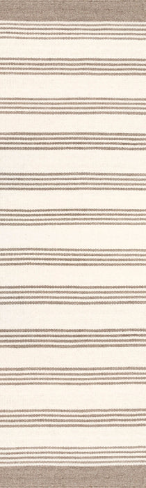 Sage Striped Wool Blend Area -matto 152 cm beige