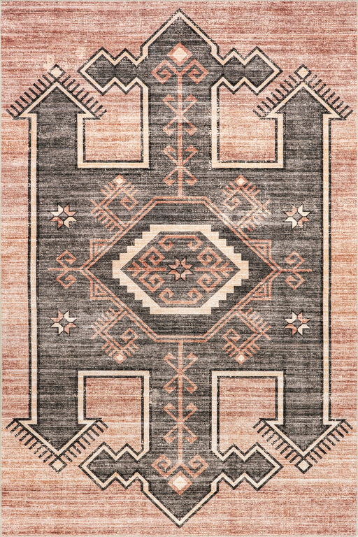 Sagebrush Washable Geometric Rug 160 X 230 Cm Blush