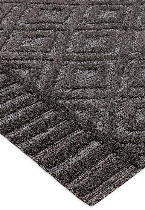 Salta SA02 Charcoal Diamond Rug