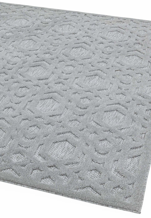 Salta SA03 Silver Geometric Rug