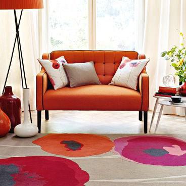 Tappeto Sanderson Poppies Rosso/Arancione 45700