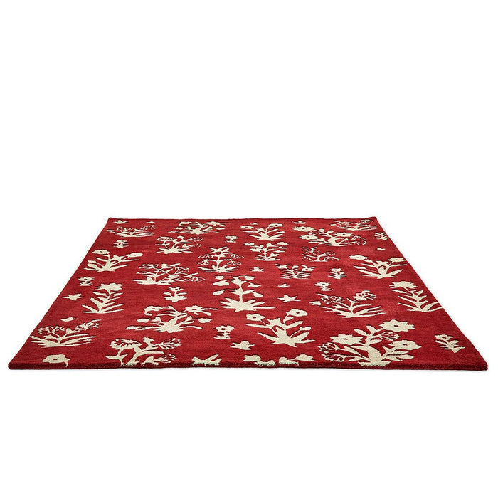 Sanderson Woodland Glade Damson Red 146800 teppe