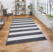 Santa Monica 48644 Black White Rug