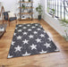 Santa Monica 48648 Black White Rug