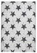 Santa Monica 48648 White Black Rug