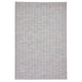 Santa Monica A041 Durable Stain-Resistant Weatherproof Flatweave In-Outdoor Beige Rug