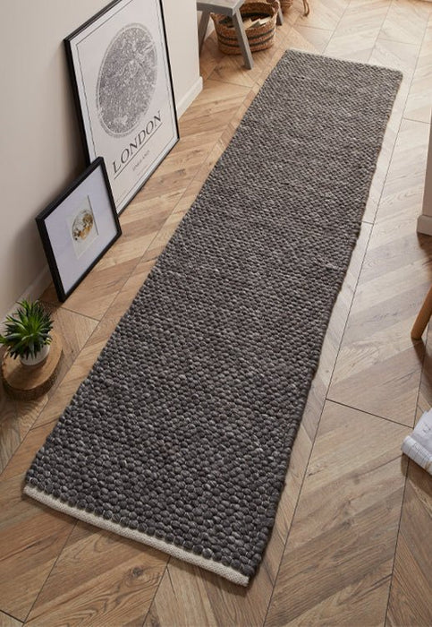 Savannah Charcoal Runner Rug