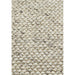 Savannah Modern Plain Mottled Beaded Pebble Hand-Woven Textured Wool Flat-Pile Grey Runner