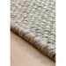 Savannah Modern Plain Mottled Beaded Pebble Hand-Woven Textured Wool Flat-Pile Grey Runner