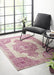 Saville Grey Raspberry Rug