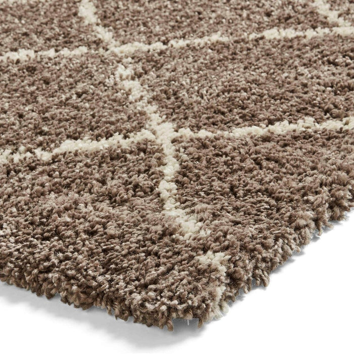 Scandi Berber G257 Modern Moroccan Berber Soft Plush Boho Shaggy Beige/Cream Rug