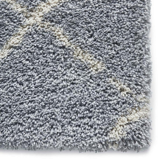 Scandi Berber G257 Modern Moroccan Berber Soft Plush Boho Shaggy Grey/Cream Rug