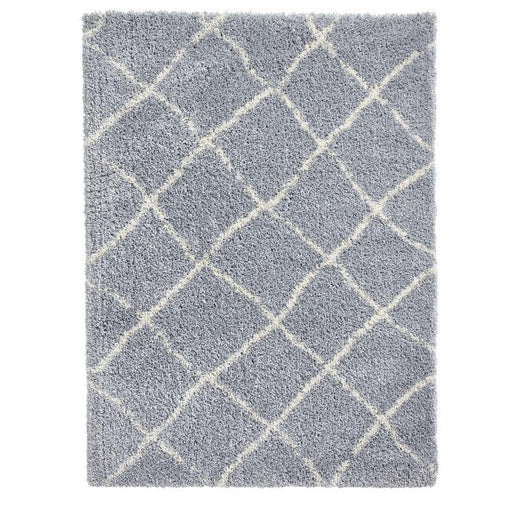 Scandi Berber G257 Modern Moroccan Berber Soft Plush Boho Shaggy Grey/Cream Rug