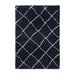 Scandi Berber G257 Modern Moroccan Berber Soft Plush Boho Shaggy Navy/Cream Rug