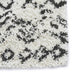 Scandi Berber G271 Modern Moroccan Berber Soft Plush Boho Shaggy White/Black Rug