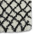 Scandi Berber G276 Modern Moroccan Berber Soft Plush Boho Shaggy White/Black Rug