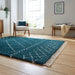 Scandi-Boho RL02 Modern Moroccan Berber Soft Plush Shaggy Green Rug