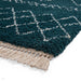 Scandi-Boho RL02 Modern Moroccan Berber Soft Plush Shaggy Green Rug