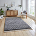 Scandi-Boho RL02 Modern Moroccan Berber Soft Plush Shaggy Grey Rug