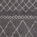 Scandi-Boho RL02 Modern Moroccan Berber Soft Plush Shaggy Grey Rug